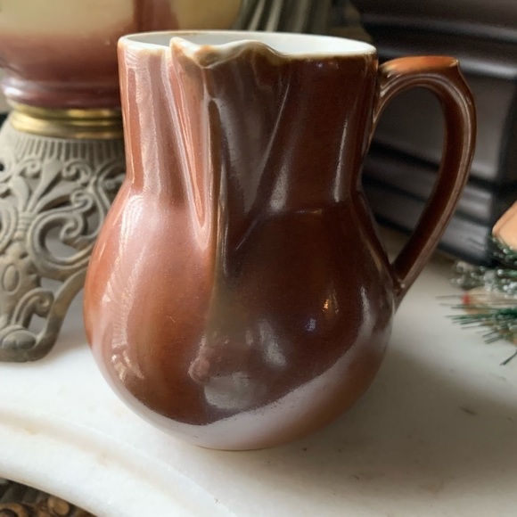 Vintage 1960's  II & PL Vierzoy Pottery Right Handed Creamer/Pitcher - Picture 1 of 6